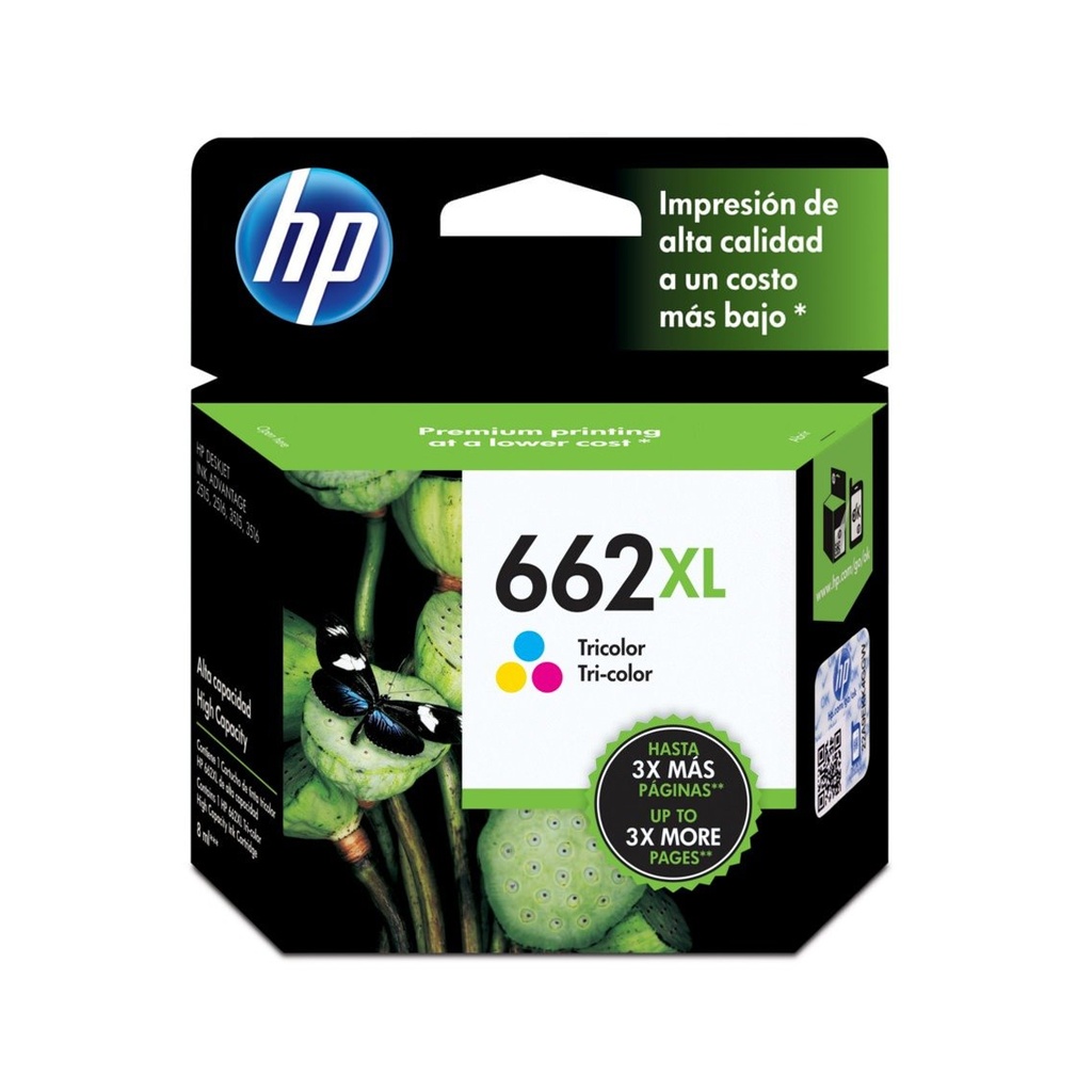 CARTUCHO HP 662XL COLOR CZ106AL