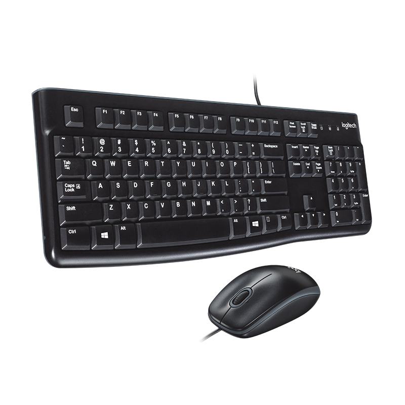 KIT LOGITECH MK120 TECLADO Y MOUSE ALAMBRICO