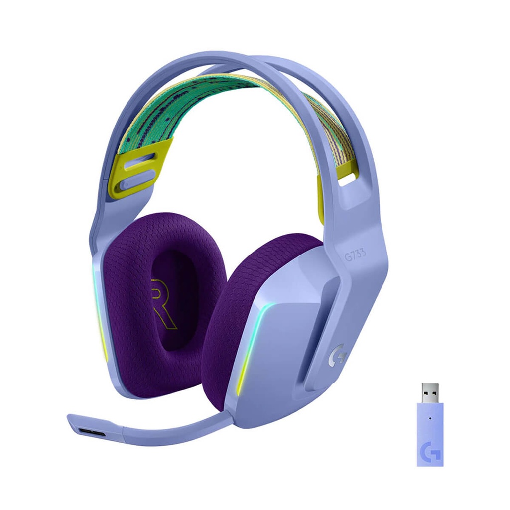 DIADEMA LOGITECH G733 LS RGB LILAC INALA