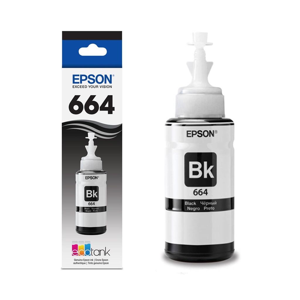 TINTA EPSON T664 NEGRO 70ML