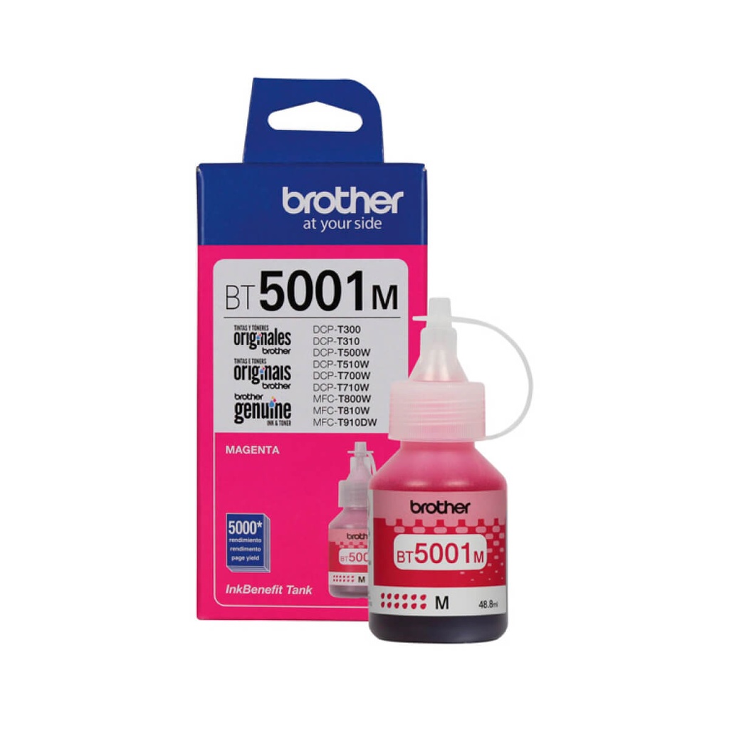 TINTA BROTHER BT5001M MAGENTA 48ML