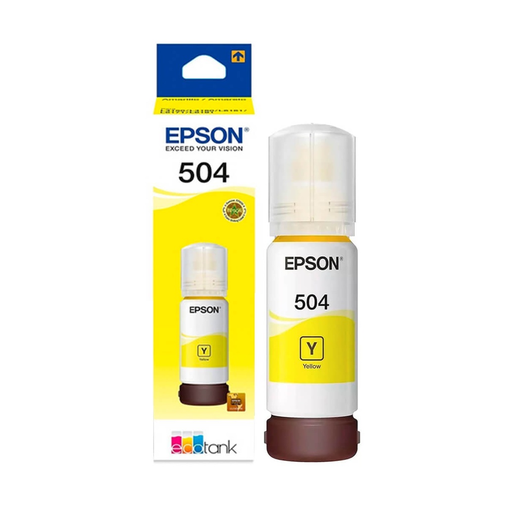 TINTA EPSON T504 YELLOW 70ML