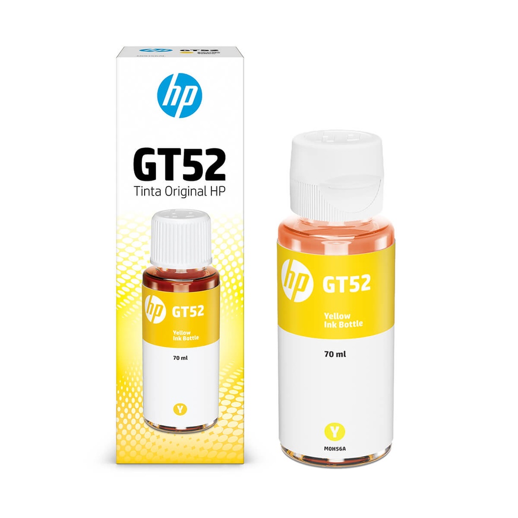TINTA HP GT52 AMARILLA 70ML 800 PAG