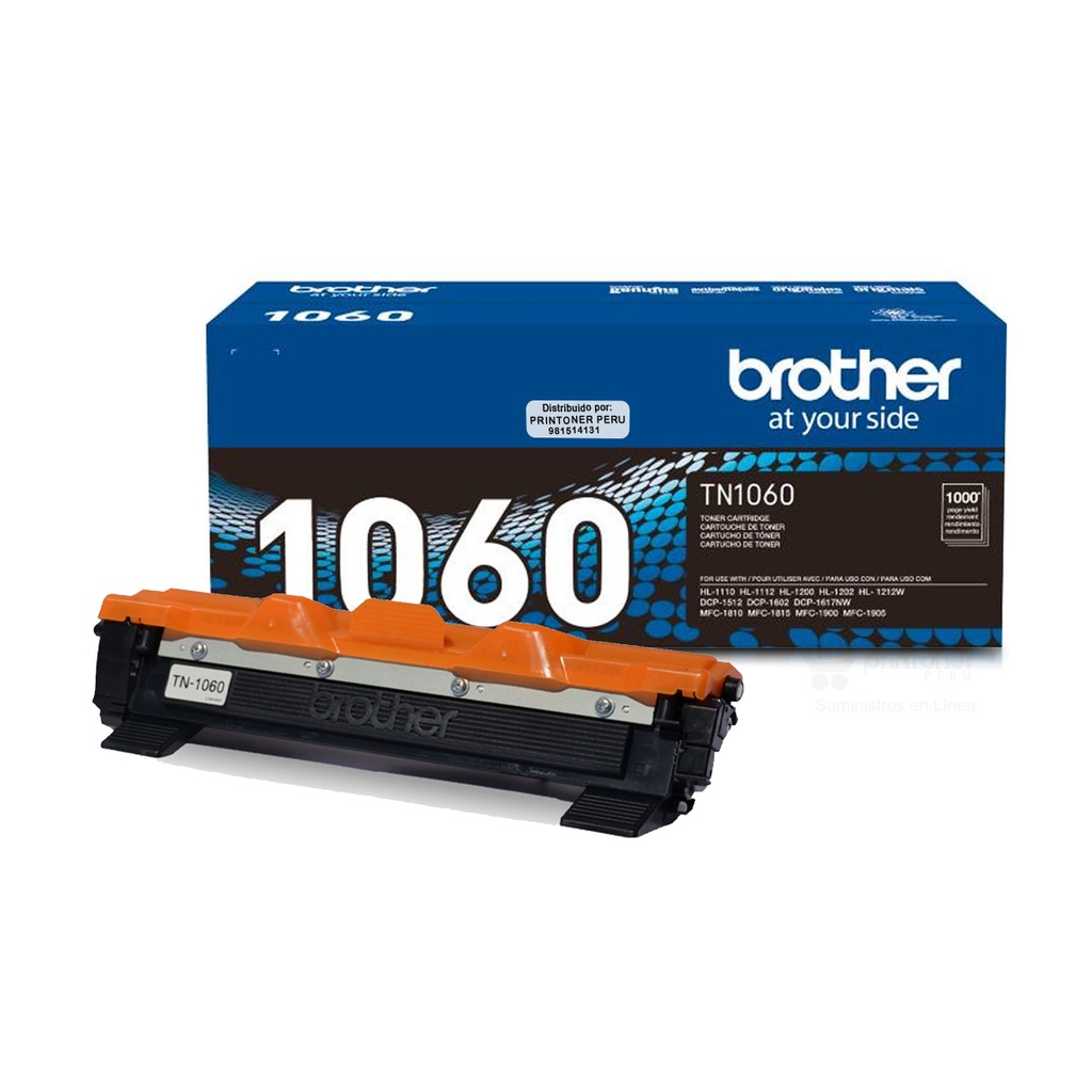 TONER BROTHER TN1060 NEGRO 1,000 PAGINAS