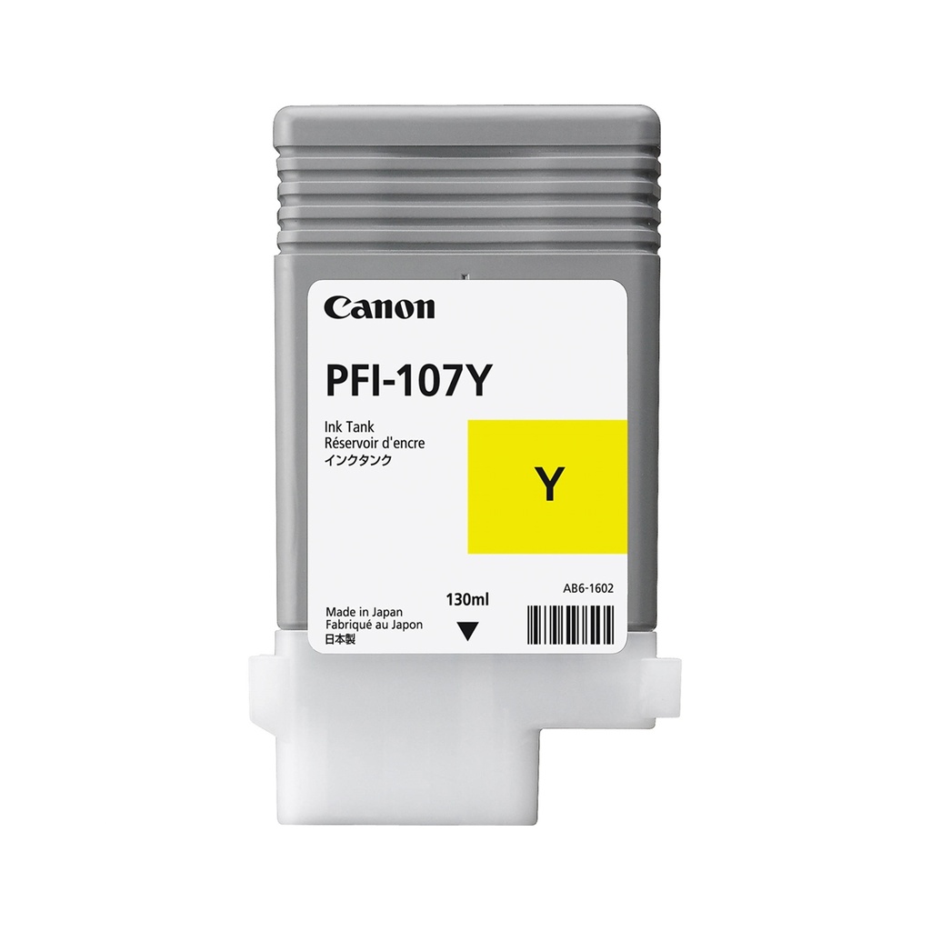 TINTA CANON PFI-107Y AMARILLO 130ML