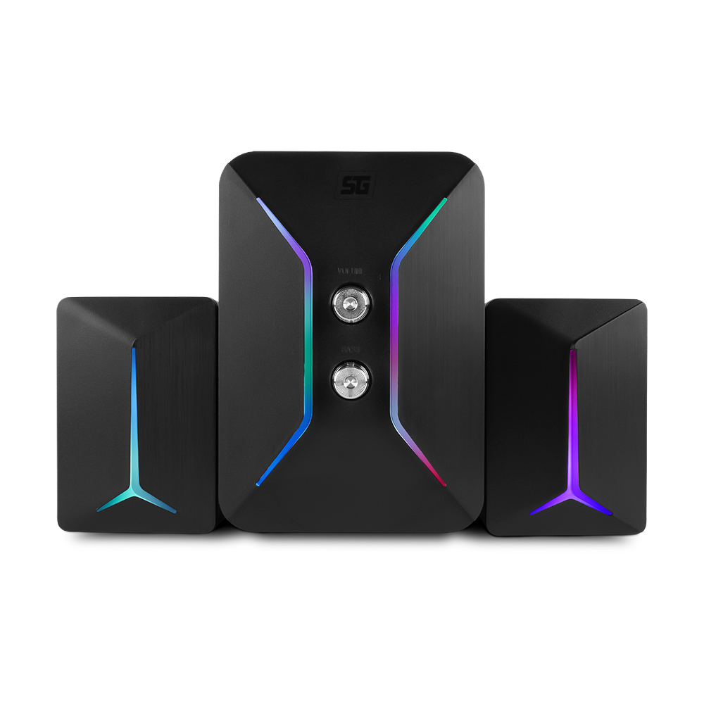 BOCINA START THE GAME VORAGO SPK -250 2.1  USB 3.5MM  RGB