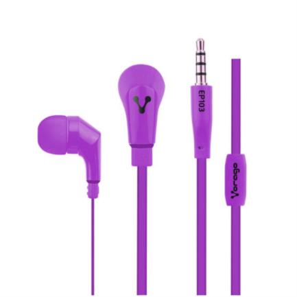 [EP-103M] AUDIFONOS VORAGO EP-103 3.5MM MORADO