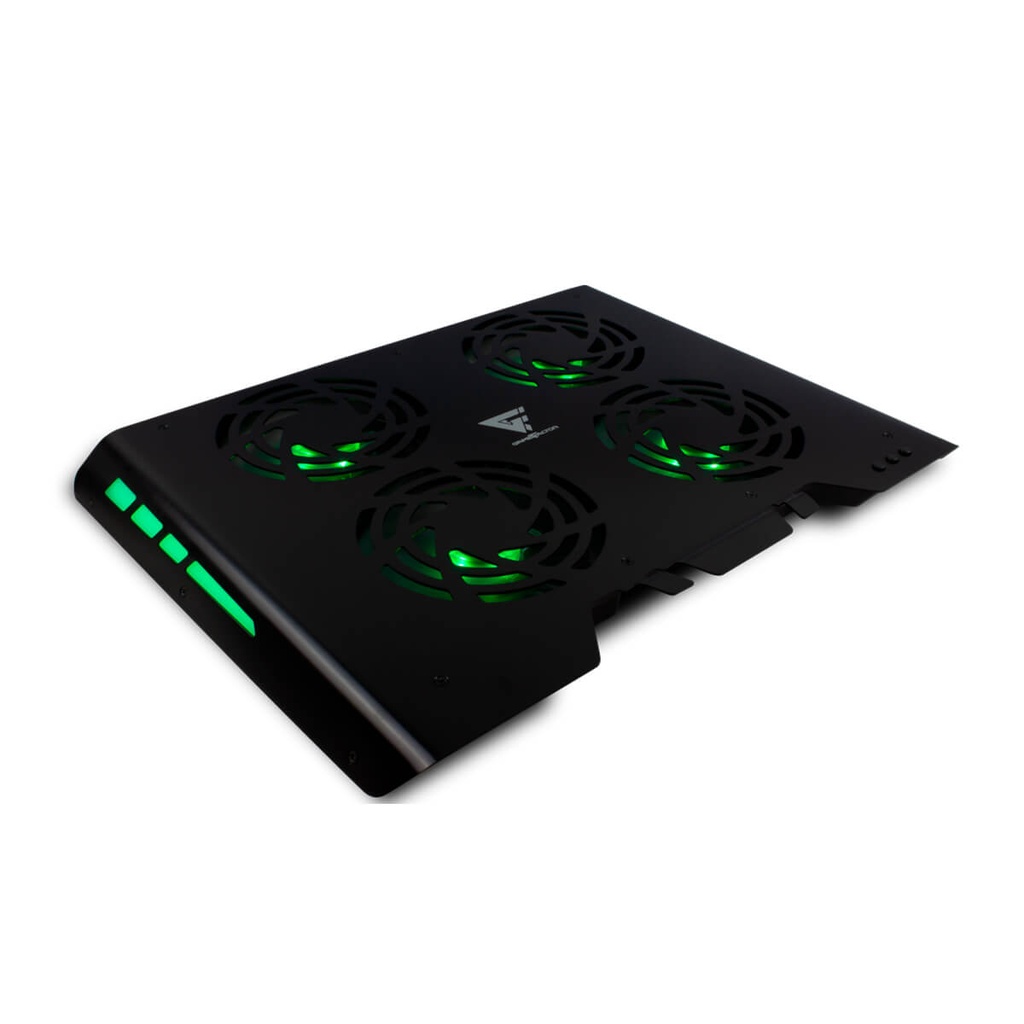 [CPG400] BASE ENFRIADORA GAME FACTOR CPG400 4 VENTILADORES 17" RGB