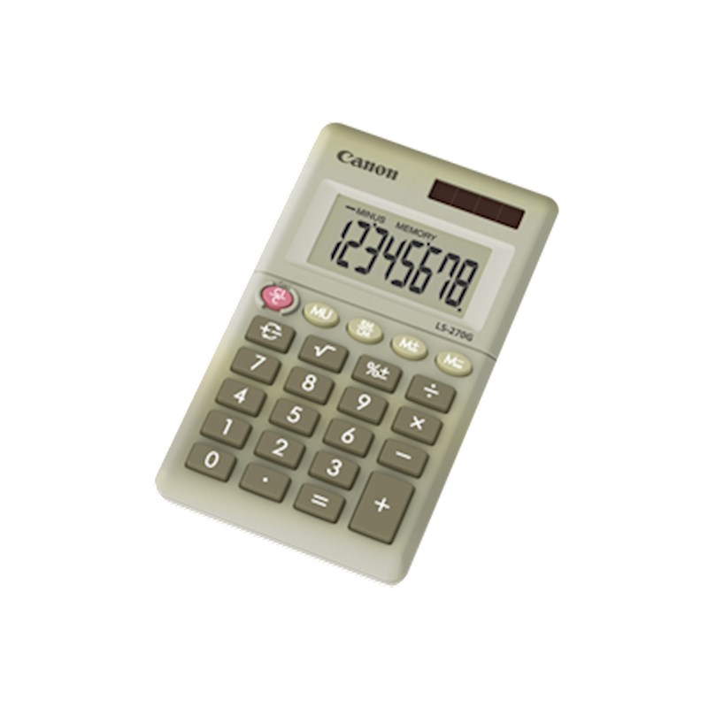 [4640B001AA] CALCULADORA CANON LS-270G 8 DIGITOS