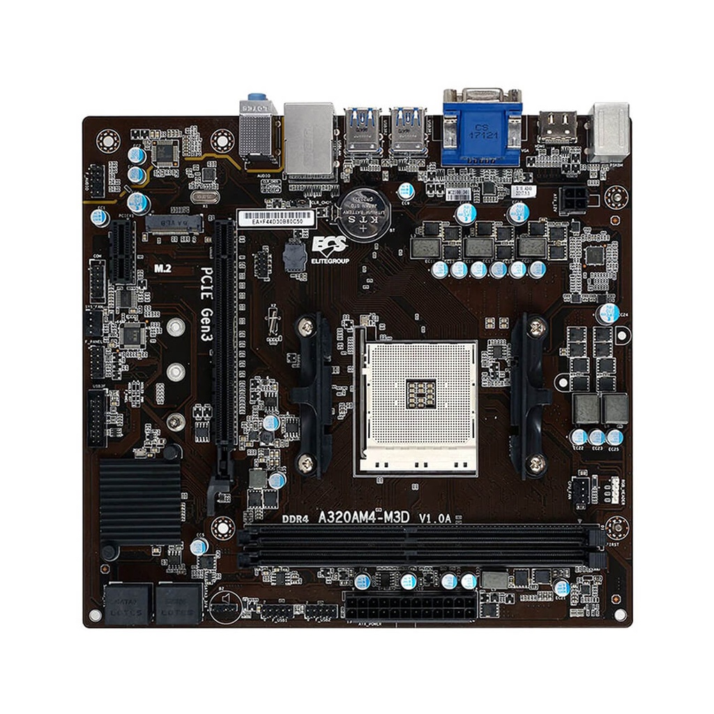 [A320AM4-M3D] MB ECS A320AM4 M3D AM4 2133 A 2667M HDMI