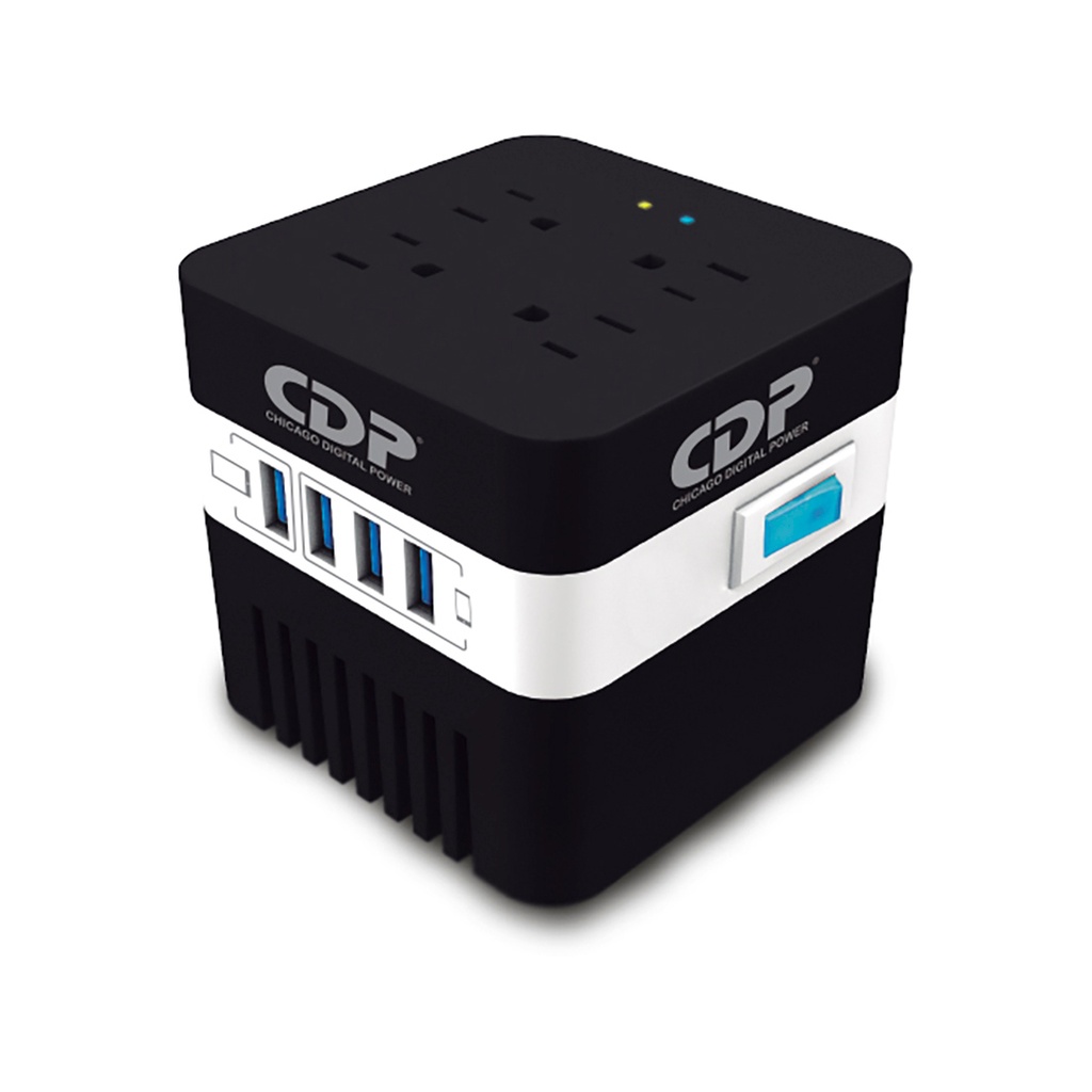 [RU-AVR604] REGULADOR CDP 600VA 4 CONTACTOS 4 USB