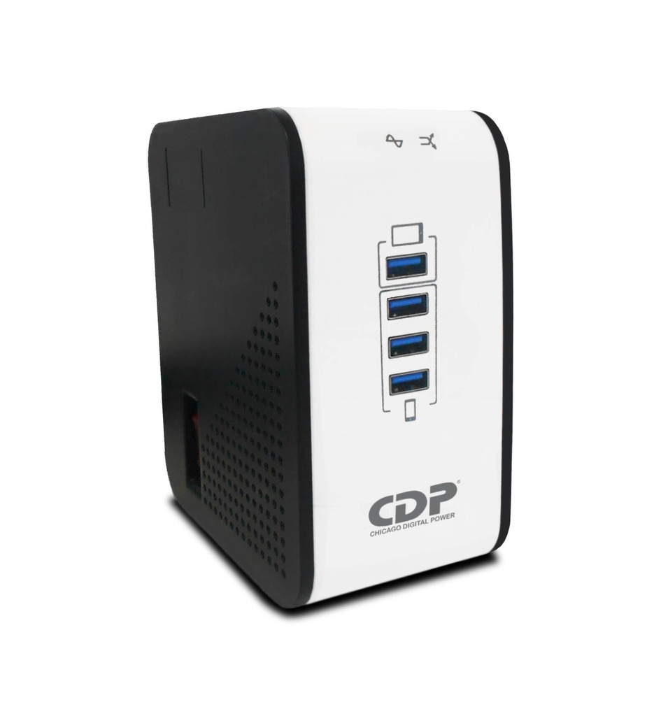 [R2CU-AVR1008] REGULADOR CDP R2CU-AVR1008 // 1000VA/500W 8-CONTACTOS 4-USB