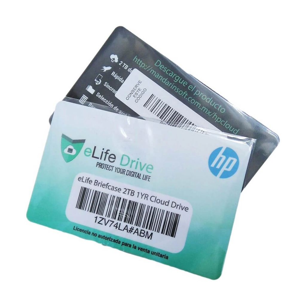 [1ZV74LA#ABM] ALMACENAMIENTO EN LA NUBE HP 2TB POR UN AÑO