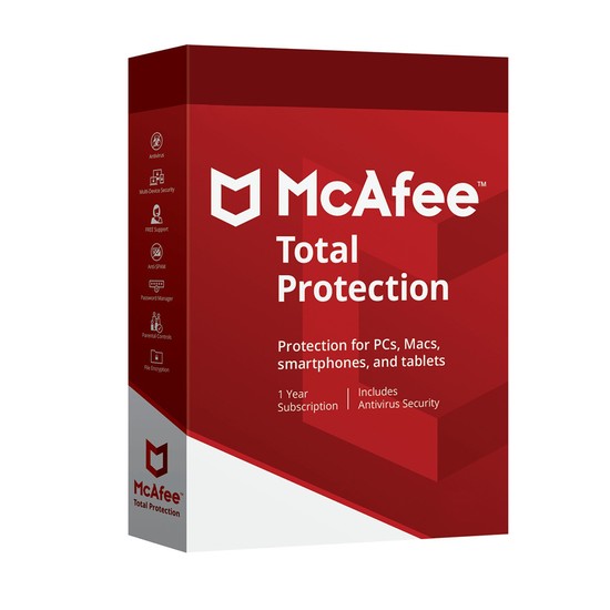 [MIC-MTP00LNRXRD] ANTIVIRUS MCAFEE TOTAL PROTECTION 10 US