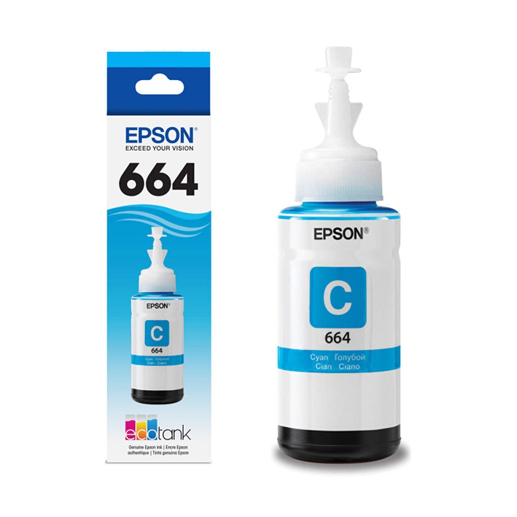 [T664220-AL] TINTA EPSON T664 CYAN 70ML