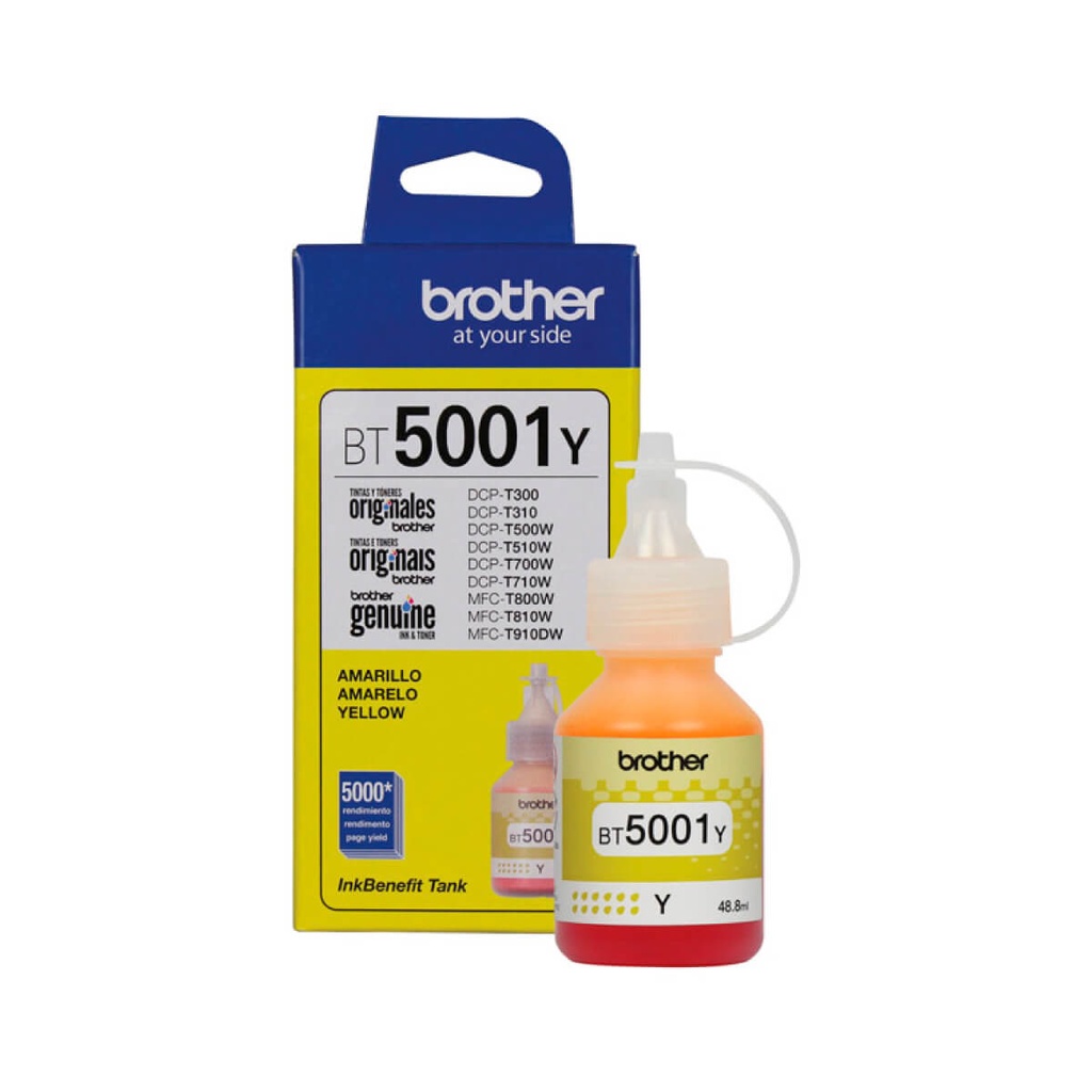 [BT5001Y] TINTA BROTHER BT5001Y YELLOW 48ML
