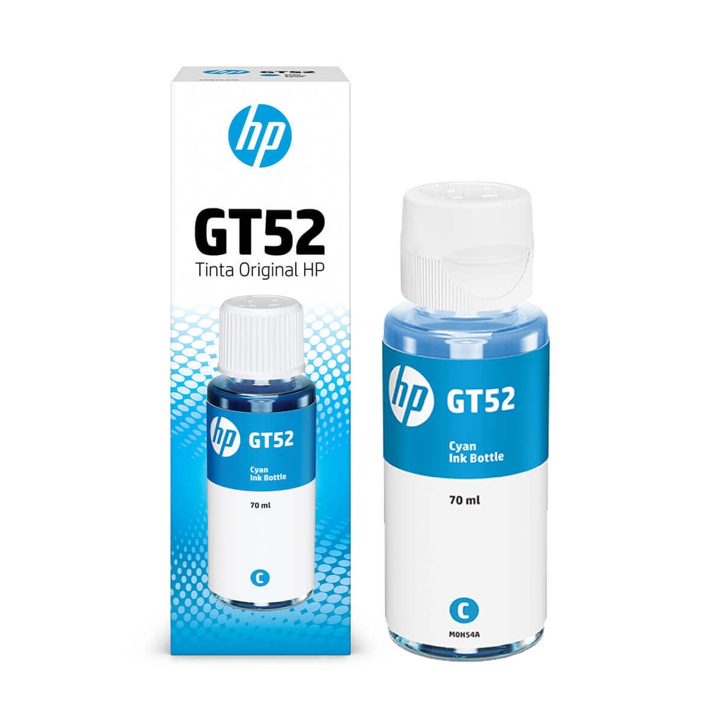 [M0H54AL] TINTA HP GT52 CYAN 70ML 800 PAG