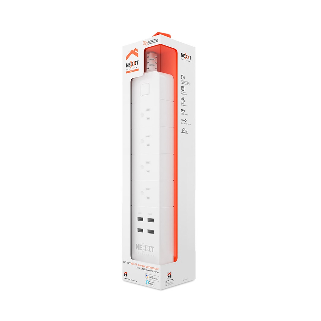 [NHP-E610] SUPRESOR DE PICOS NEXXT NHP-E610 4C 4USB