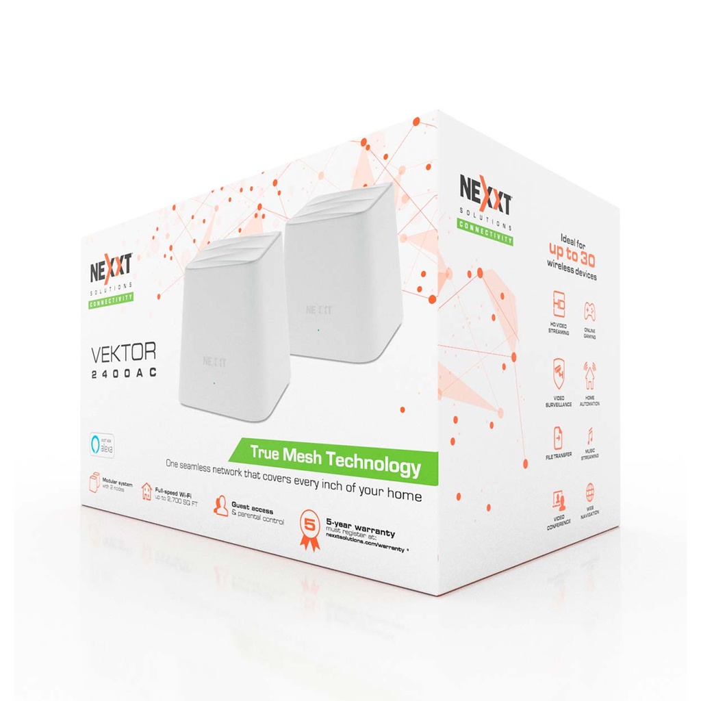 [NCM-2400] ROUTER NEXXT NCM-2400 DUAL BAND MESH