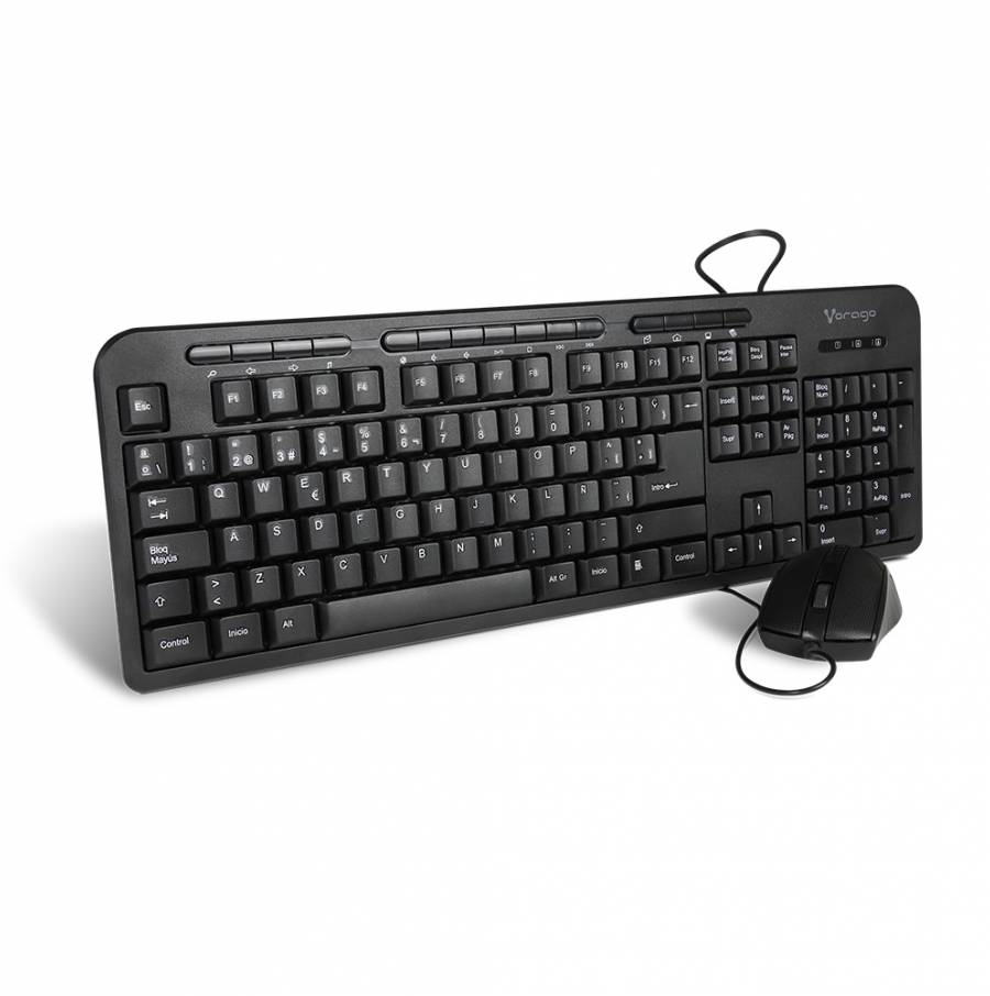 [VORKM107] KIT VORAGO KM-107 TECLADO Y MOUSE USB