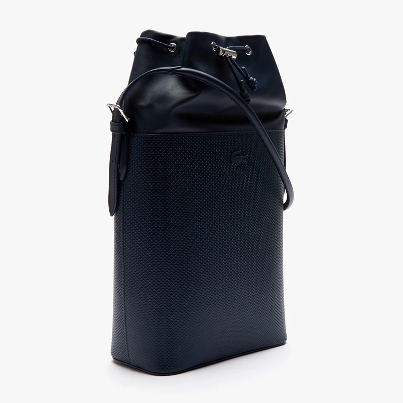 [NF3562LZ-ECLIPSE] ECLIPSE DRAWSTRING CROSSOVER BAG SPLIT COW LEATHER