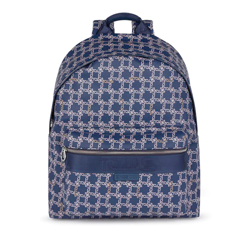 [95890956-MARINO] MOCHILA M., PVC- PU, LOGOGRAM, MARINO