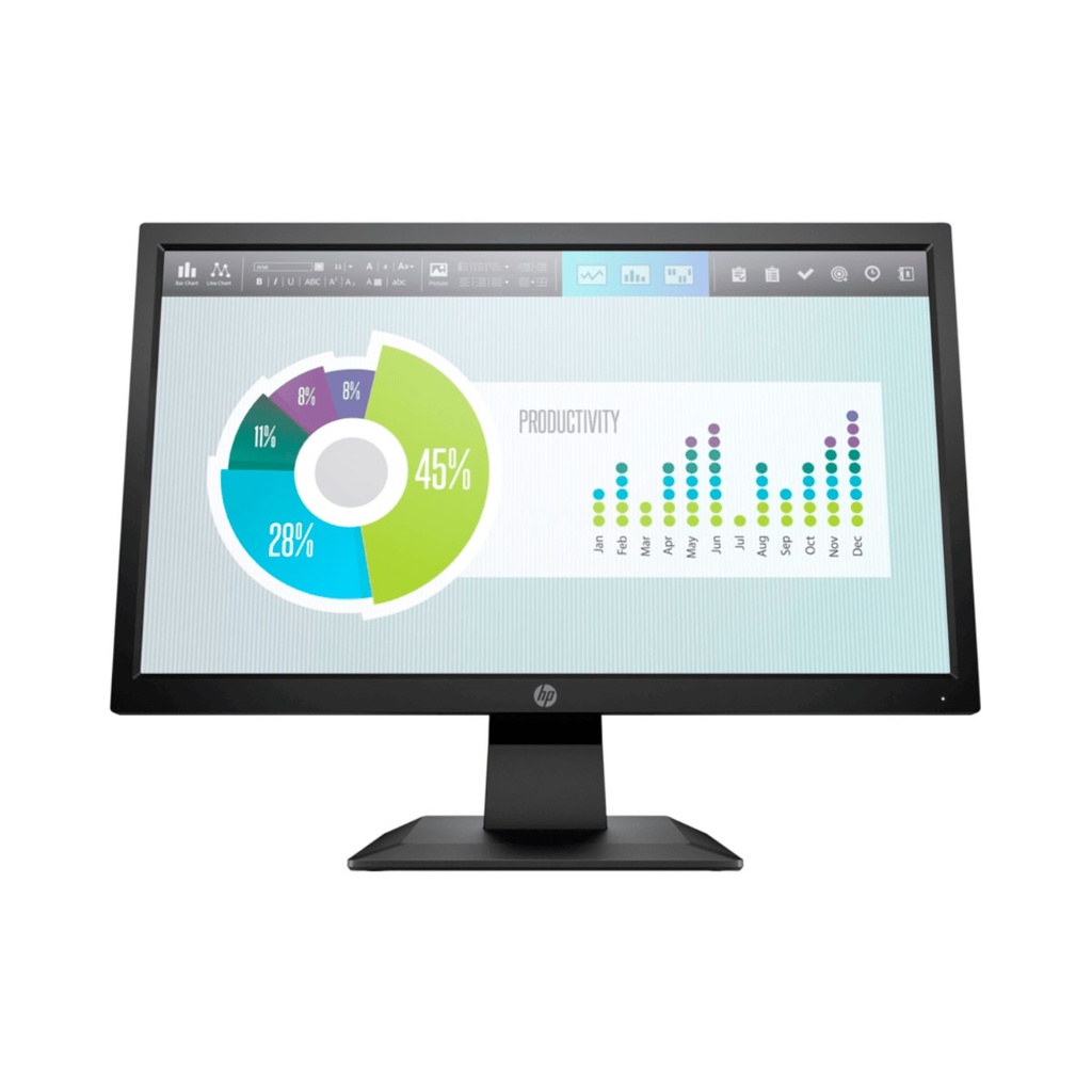 [5RD66AA] MONITOR HP P204v 19.5" LED HD WIDESCREEN HDMI