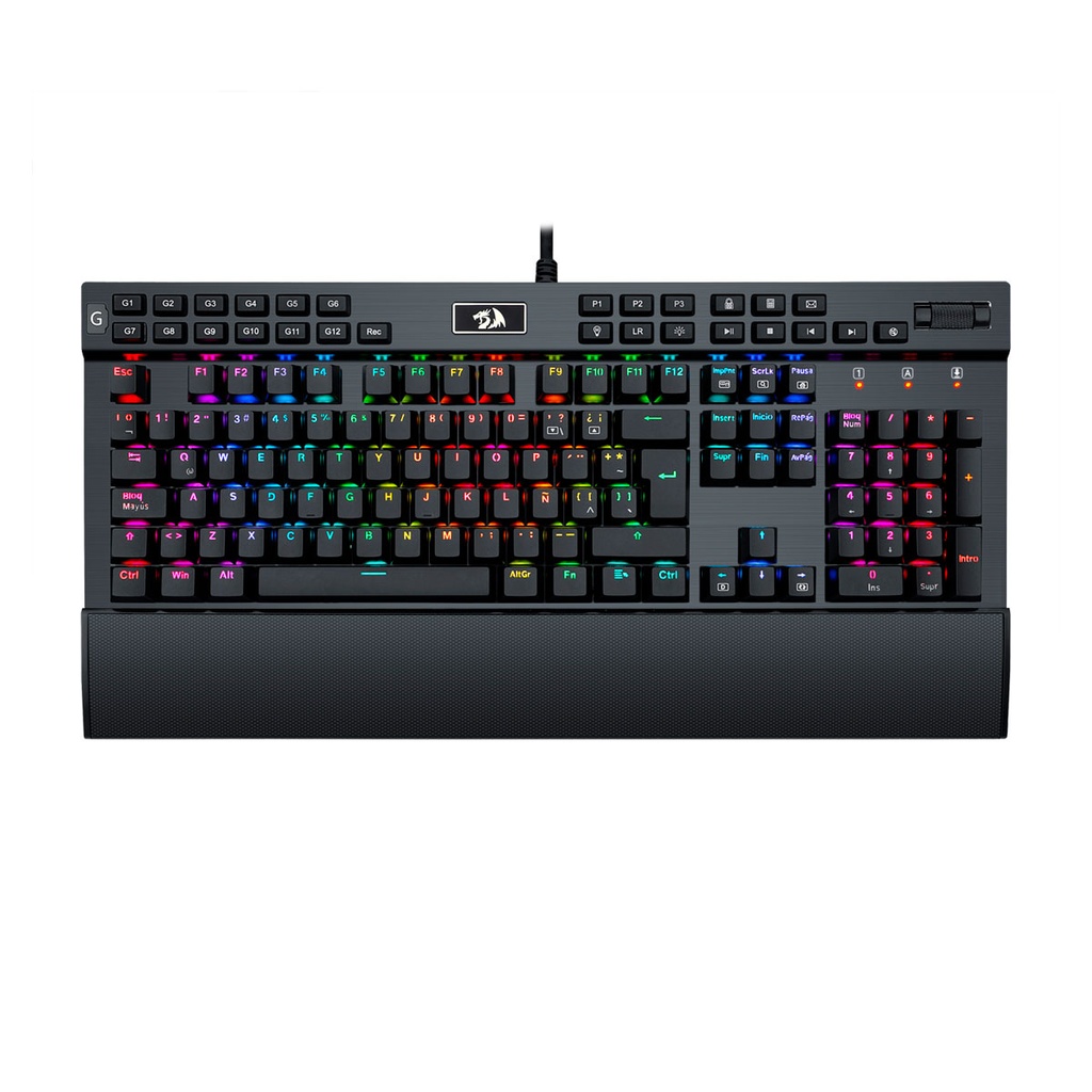 [K550-RGB-1] TECLADO REDRAGON YAMA BLACK K550 RGB MECANICO PURPLE SWITCH