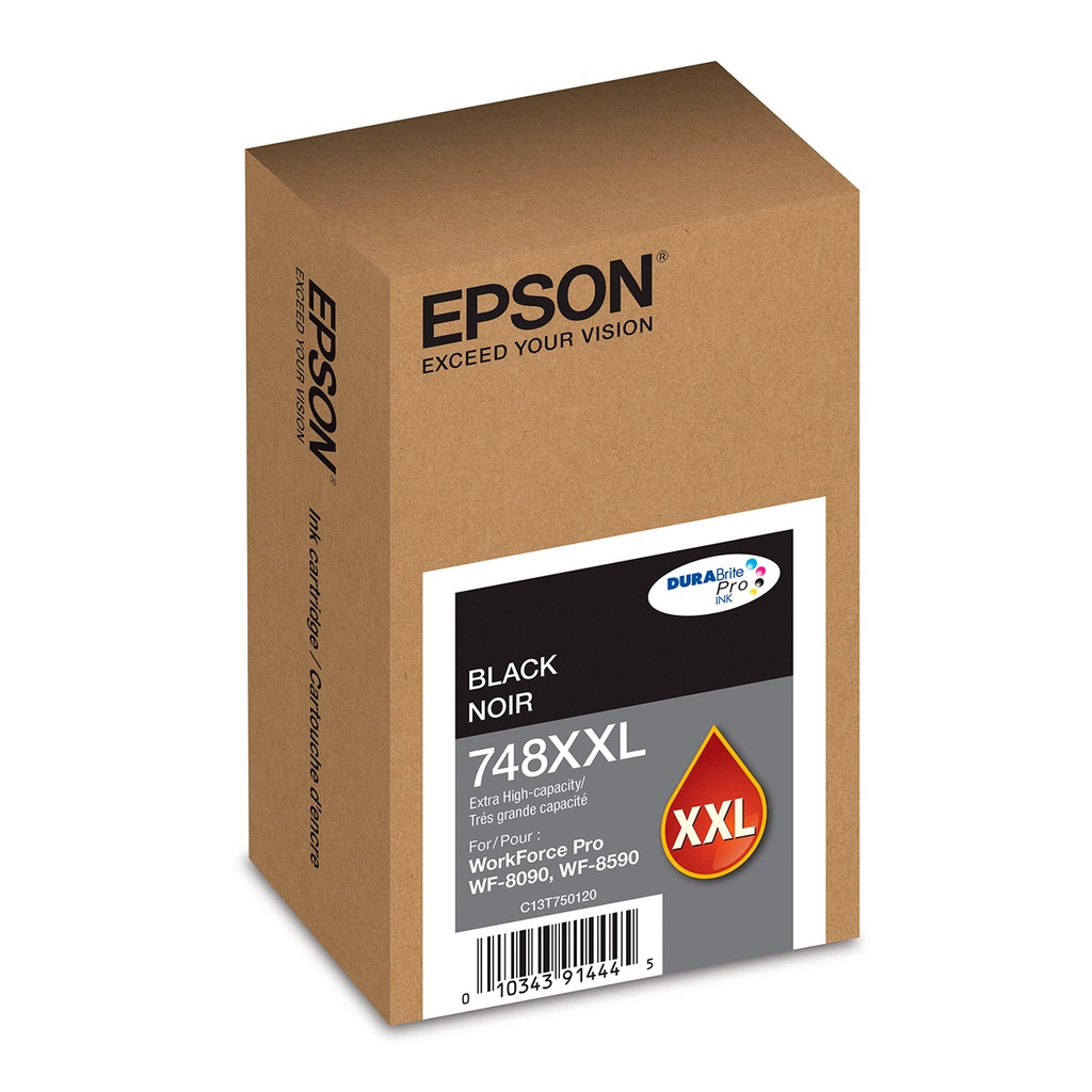 [T748XXL120-AL] TINTA EPSON T748XXL120-AL NEGRA PARA WF-6090 WF-6590