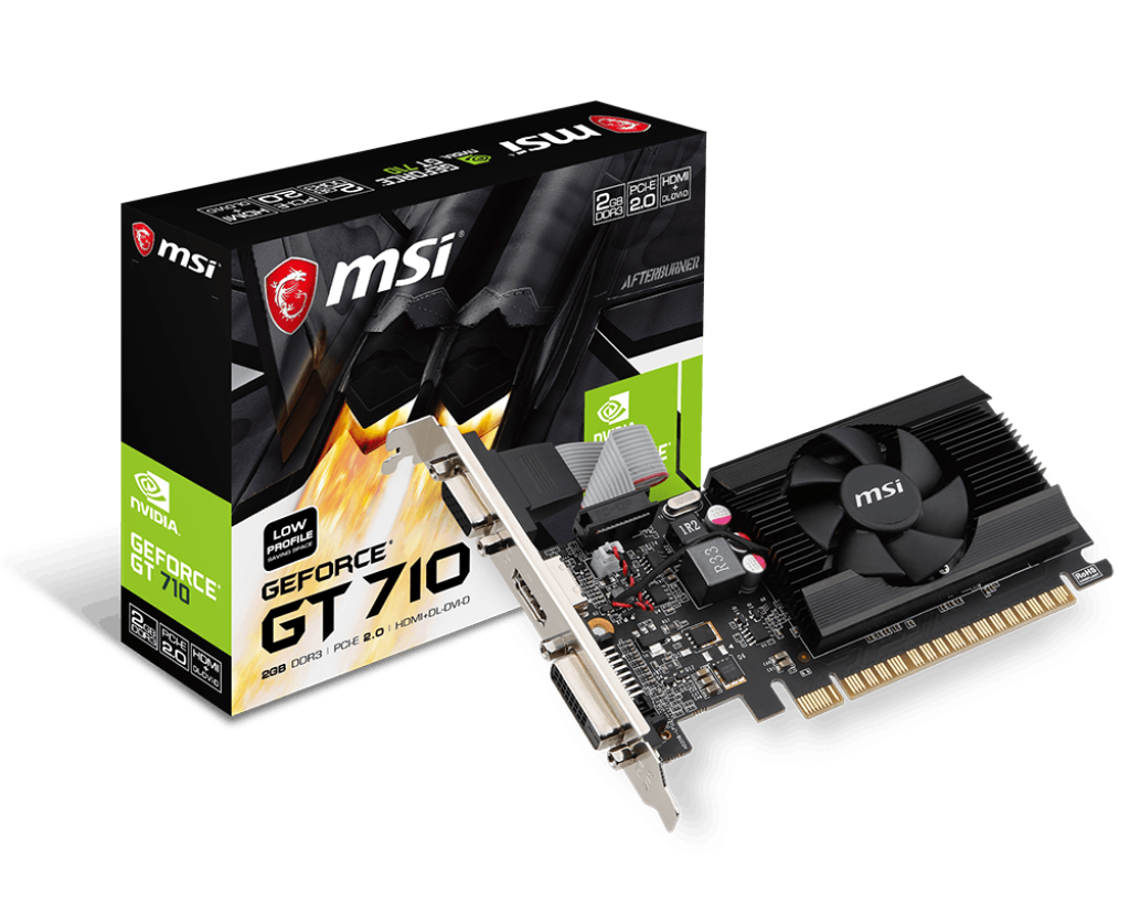 [824142126905-M] VGA MSI GEFORCE GT 710 2GB D3 LP
