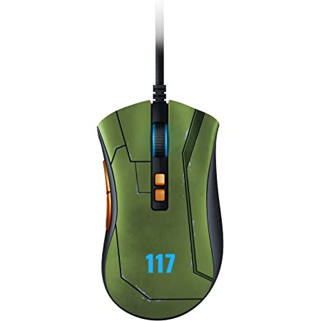 [RZ01-03210300-R3M1] MOUSE GAMER RAZER DEATHADDER V2 HALO INFINITE ALAMBRICO 8 BOTONES RGB VERDE